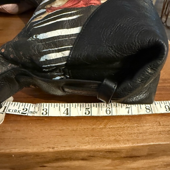 Jcon Los Angles Leather Shoulder Bag w print of Sandro Botticellis La Primavera - Picture 16 of 17